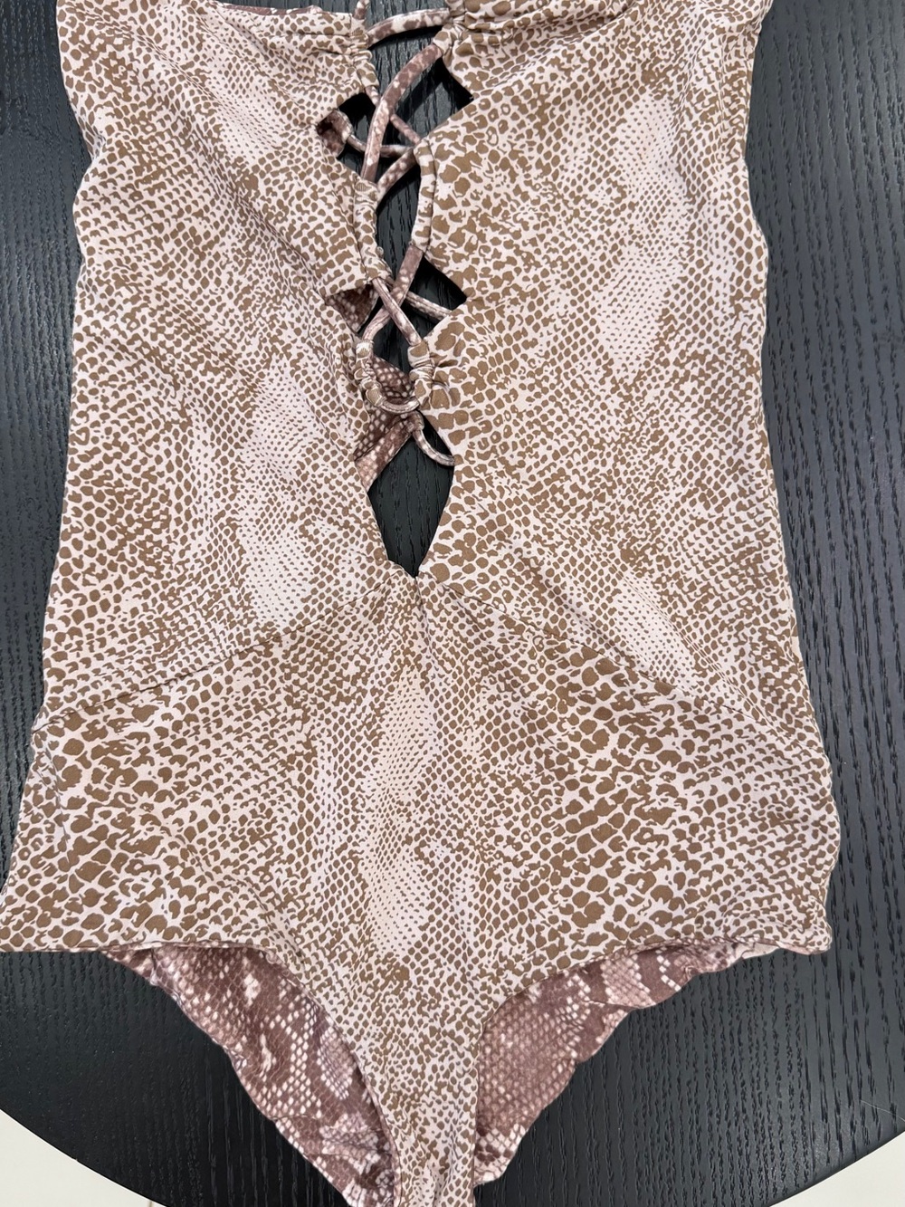 Acacia Swimwear Reversible Snakeskin Print One Piece Bathing Suit - NEVER WORN - Picture 15 of 16
